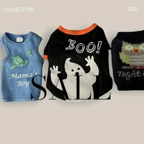 𝅺Lot of 3 Pet Tops‎ Small - Picture 1 of 2
